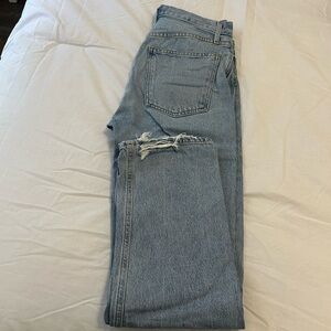 90’s pinch waist high rise straight agolde jeans
